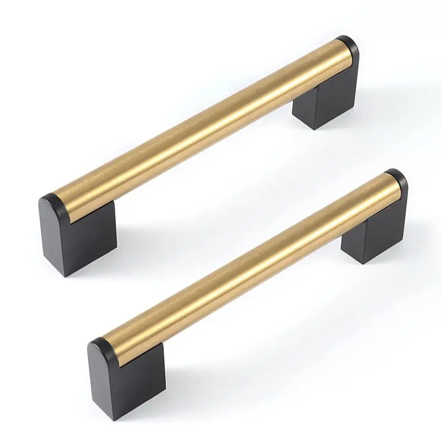 Golden Cabinet Pulls Brushed Brass Handles 5 Stainless Steel Hardware for Kitchen Bathroom Wardrobe Bedroom Furniture Black Squa
Golden Cabinet Pulls Brushed Brass Handles 5 Stainless Steel Hardware for Kitchen Bathroom Wardrobe Bedroom Furniture Black Squa