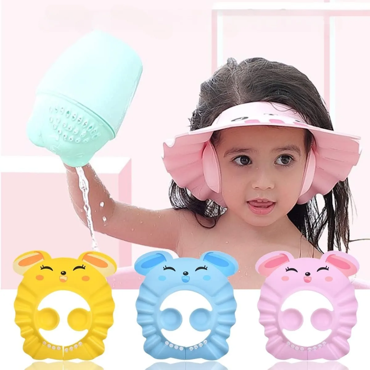 Adjustable Baby Bath Soft Hat Shampoo Cap Children's Bath Shower Protective Head Cover Baby Bath Accessories Baby Shower Cap
Adjustable Baby Bath Soft Hat Shampoo Cap Children's Bath Shower Protective Head Cover Baby Bath Accessories Baby Shower Cap