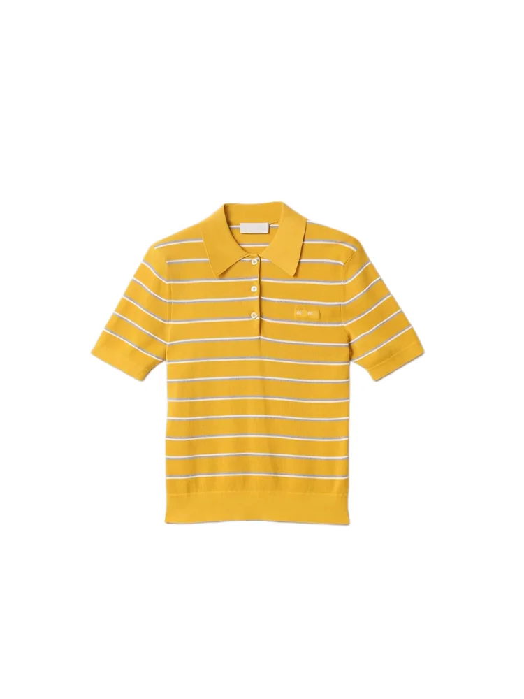 Spring 2026 New Style Short Sleeve Knitted Neck Top Letter Embroidery Striped Color Block Casual Fit Cotton T-Shirt
Spring 2026 New Style Short Sleeve Knitted Neck Top Letter Embroidery Striped Color Block Casual Fit Cotton T-Shirt