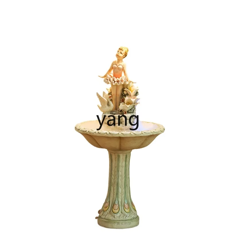 yjq beauty salon decoration living room TV cabinet next to the floor running water fountain ornament
yjq beauty salon decoration living room TV cabinet next to the floor running water fountain ornament