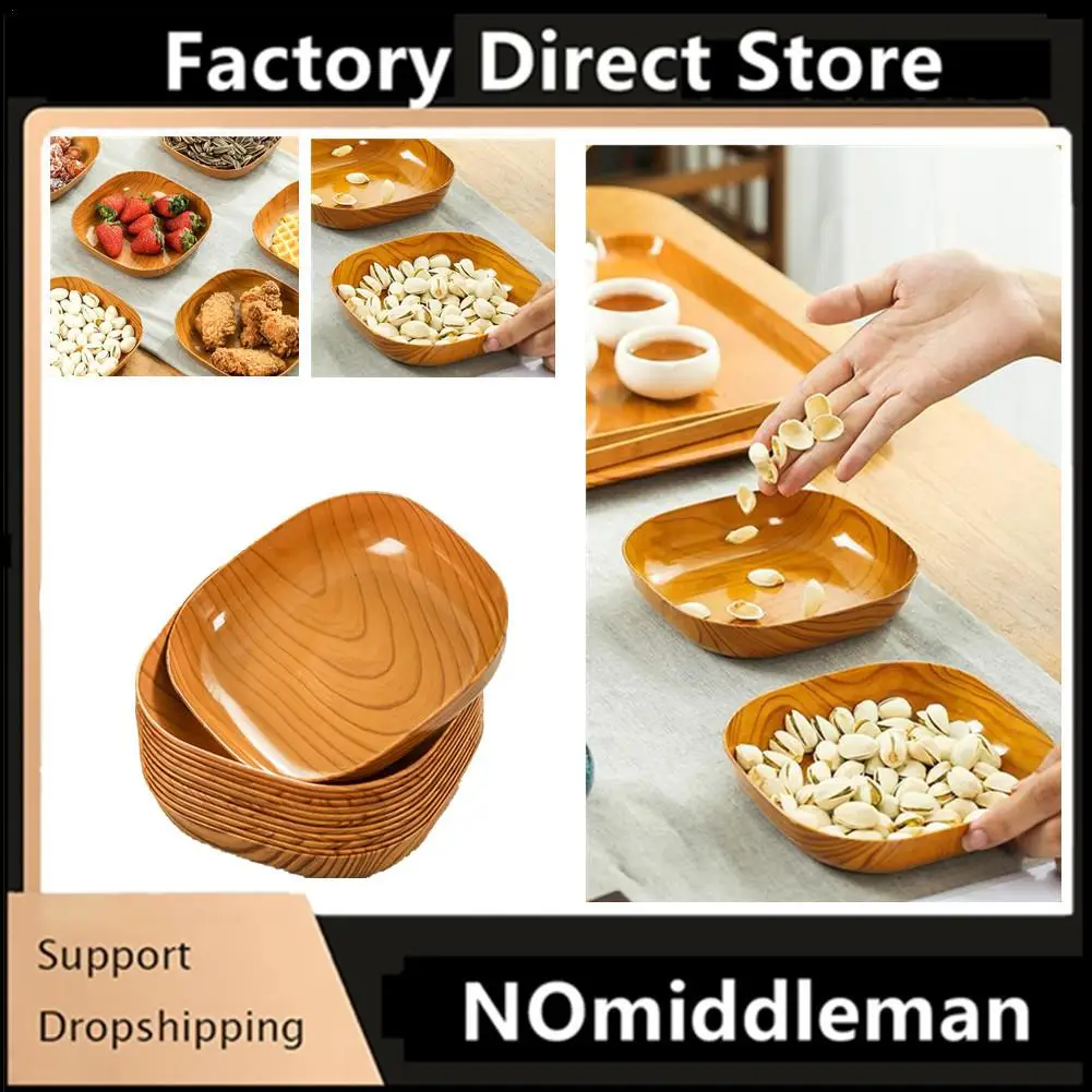 Kitchen Wood Grain Plastic Square Plate Flower Pot Tray Cup Pad Coaster Plate Kitchen Decorative Plate Creative Coaster Plate
Kitchen Wood Grain Plastic Square Plate Flower Pot Tray Cup Pad Coaster Plate Kitchen Decorative Plate Creative Coaster Plate