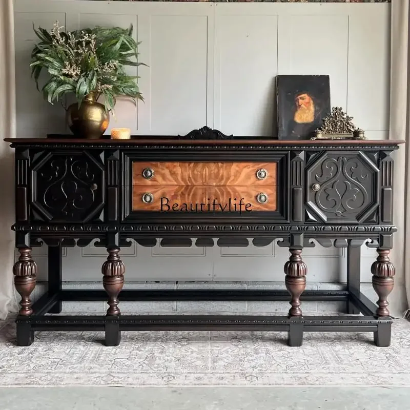 yj15 French Retro Decorative Entryway Cabinet Solid Wood Carved Storage Living Room Wall-Mounted American Style Sideboard
yj15 French Retro Decorative Entryway Cabinet Solid Wood Carved Storage Living Room Wall-Mounted American Style Sideboard