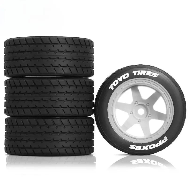 4PCS 60mm RC Car Wheel & Tire Set | for Tamiya M03 M04 M05 XM01 & MJX 14303 14304 | Plastic Rim with Rubber Tire | Upgrade Parts
4PCS 60mm RC Car Wheel & Tire Set | for Tamiya M03 M04 M05 XM01 & MJX 14303 14304 | Plastic Rim with Rubber Tire | Upgrade Parts