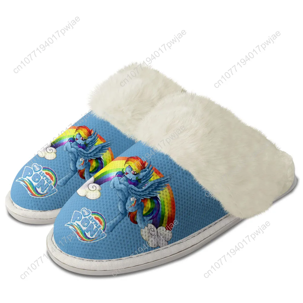 My Little Pony Rainbow Dash Slippers Keep Warm Shoes Star Mens Womens Home Cotton Bedroom Winter Warmth Fleece-Lined Slipper
My Little Pony Rainbow Dash Slippers Keep Warm Shoes Star Mens Womens Home Cotton Bedroom Winter Warmth Fleece-Lined Slipper