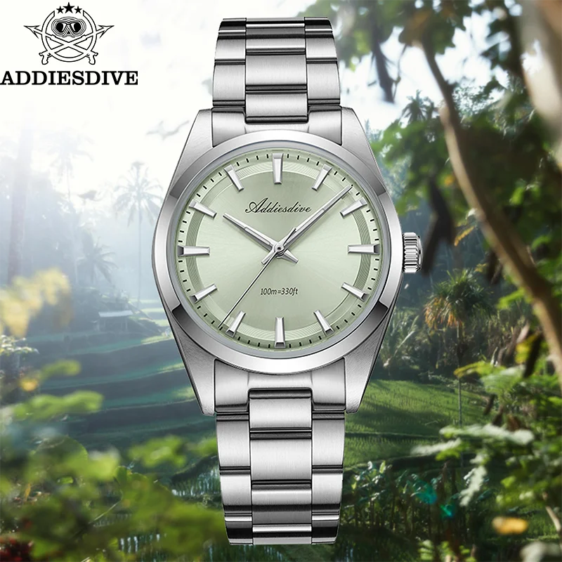 ADDIESDIVE New Men's Quartz Watch Stainless Steel Waterproof Mineral Bubble Mirror Glass Luxury Watch AD2066 Relogios Masculino
ADDIESDIVE New Men's Quartz Watch Stainless Steel Waterproof Mineral Bubble Mirror Glass Luxury Watch AD2066 Relogios Masculino