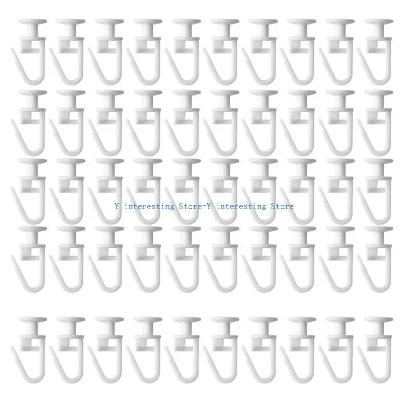 896A Pack of 50 Curtain Track Pulleys Hook for Easy Installation Curtain Accessories
896A Pack of 50 Curtain Track Pulleys Hook for Easy Installation Curtain Accessories