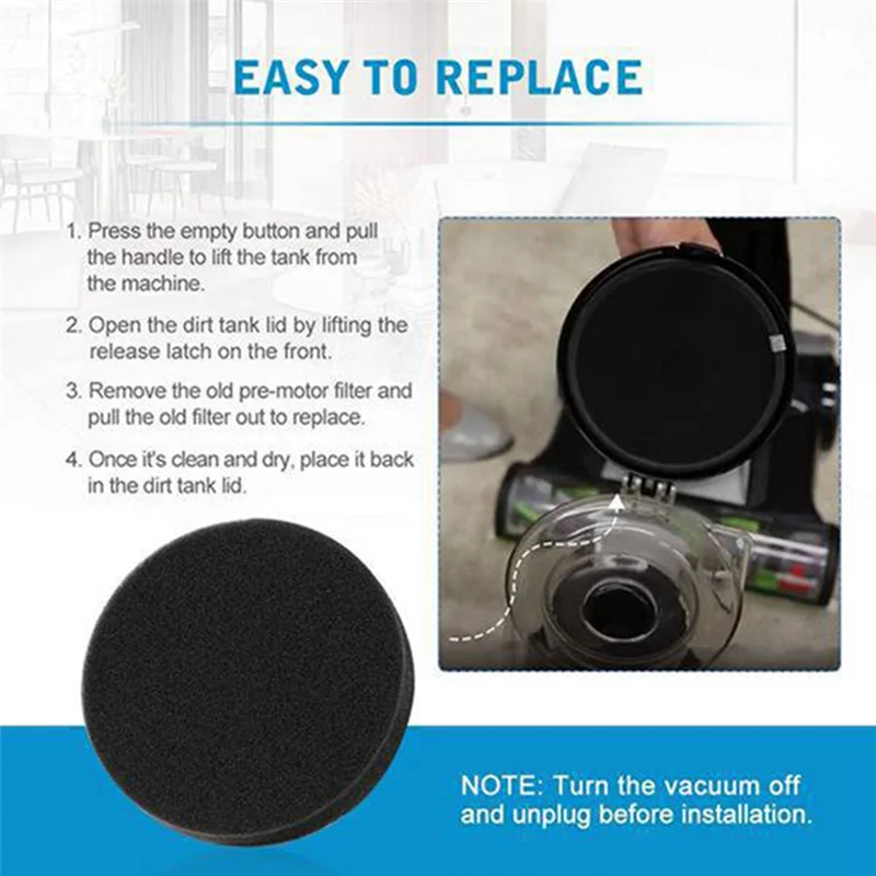 popular Vacuum Filter for Bissell 1608225 Eureka DCF-26 Vacuum Replacement Motor Filter Spare Parts
popular Vacuum Filter for Bissell 1608225 Eureka DCF-26 Vacuum Replacement Motor Filter Spare Parts