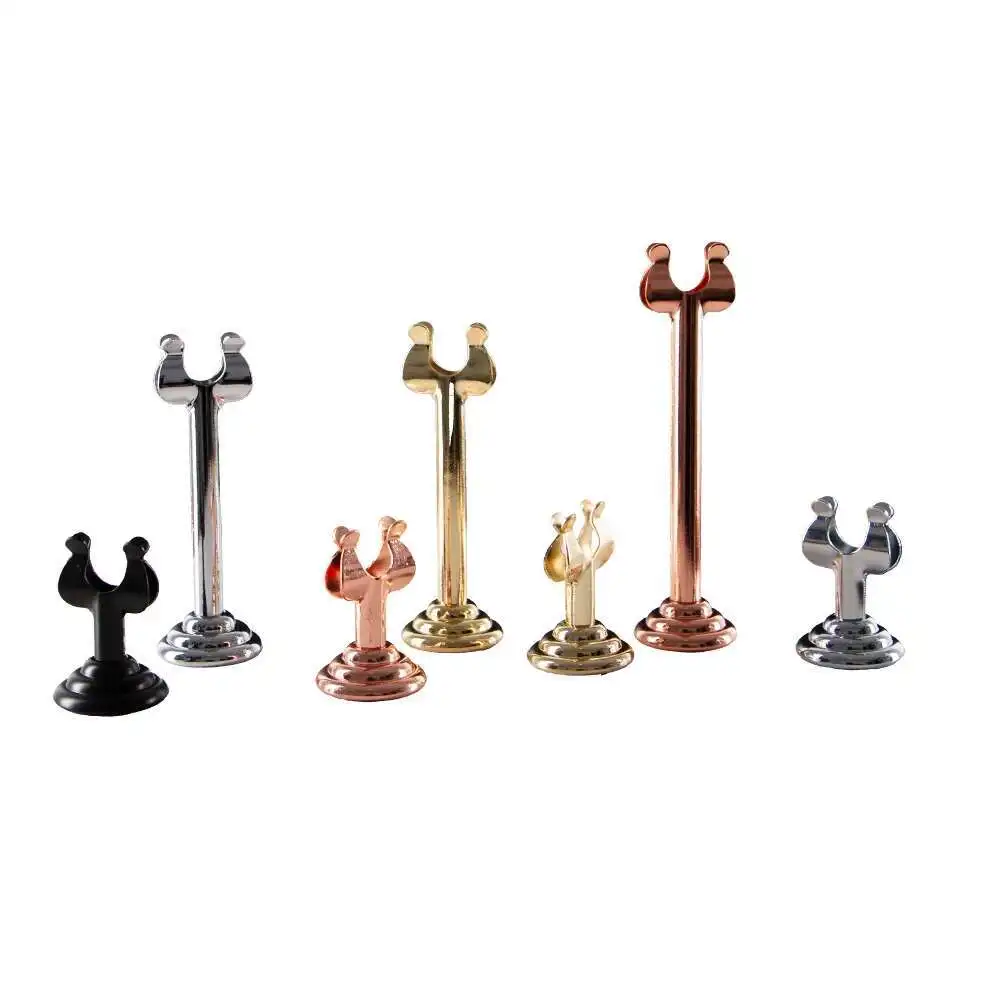Table Number Place Card Clip Stand 3-1/8" Wedding Name Holder With Slide-in Clamp For Cardstock, Round Base - Silver
Table Number Place Card Clip Stand 3-1/8" Wedding Name Holder With Slide-in Clamp For Cardstock, Round Base - Silver
