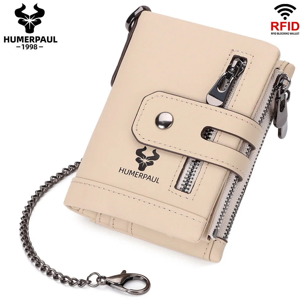 Women's wallet, solid color cowhide leather wallet, double folding, large capacity, easy to carry
Women's wallet, solid color cowhide leather wallet, double folding, large capacity, easy to carry