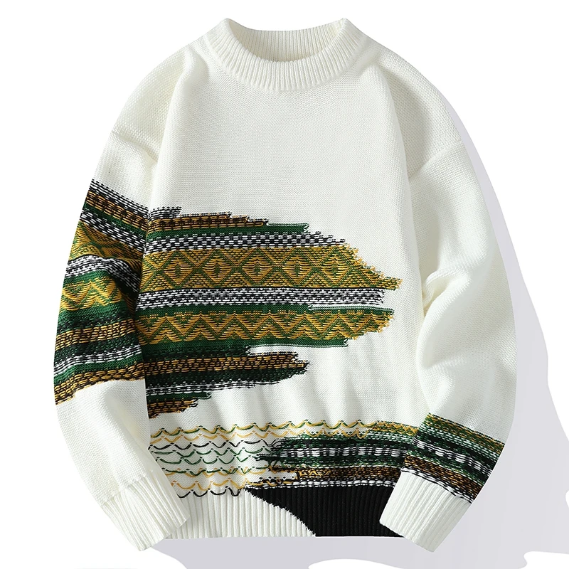Autumn Winter High Street Trendy Ripped Knit Sweater 2024 Fashion Hip-Hop High Quality Outdoor Loose Warm Thick Pullover
Autumn Winter High Street Trendy Ripped Knit Sweater 2024 Fashion Hip-Hop High Quality Outdoor Loose Warm Thick Pullover