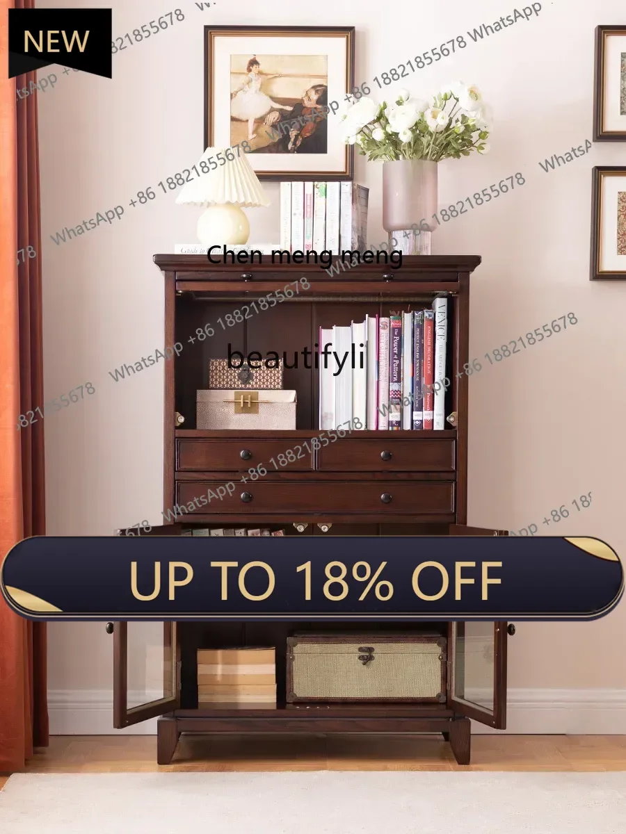 P178 American Country Retro Solid Wood TV Side Cabinet Living Room Sofa Storage Side Bookcase
P178 American Country Retro Solid Wood TV Side Cabinet Living Room Sofa Storage Side Bookcase