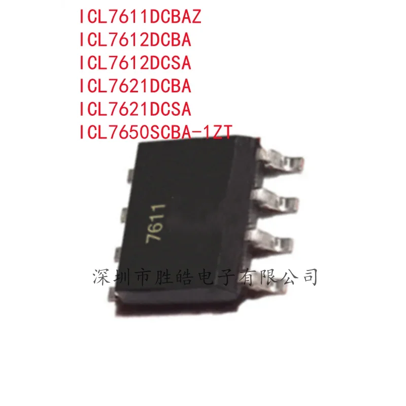 (5PCS) ICL7611DCBAZ / ICL7612DCBA / ICL7612DCSA / ICL7621DCBA / ICL7621DCSA / ICL7650SCBA-1ZT SOP Integrated Circuit
(5PCS) ICL7611DCBAZ / ICL7612DCBA / ICL7612DCSA / ICL7621DCBA / ICL7621DCSA / ICL7650SCBA-1ZT SOP Integrated Circuit