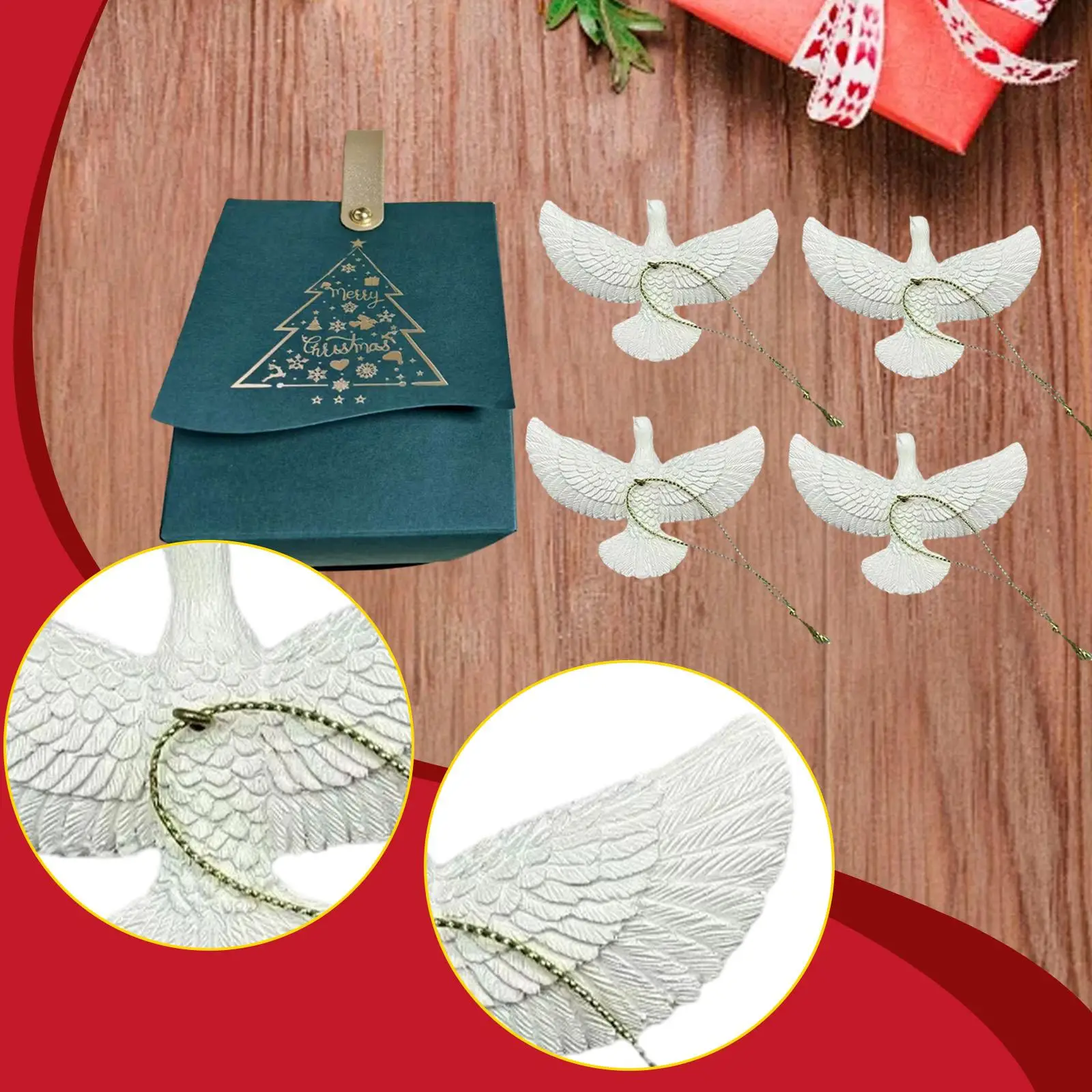 4x украшения в виде голубя дружбы, очаровательные подвески, рождественские украшения из смолы для фестиваля, юбилея, новогоднего праздника отеля
4x украшения в виде голубя дружбы, очаровательные подвески, рождественские украшения из смолы для фестиваля, юбилея, новогоднего праздника отеля