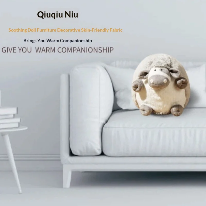 Soft Gray Round Sheep Stuffed Plush Toy Cute Animal Snuggly Companion Plush Home Decor Comfort Cushion Holiday Gift For Adult
Soft Gray Round Sheep Stuffed Plush Toy Cute Animal Snuggly Companion Plush Home Decor Comfort Cushion Holiday Gift For Adult