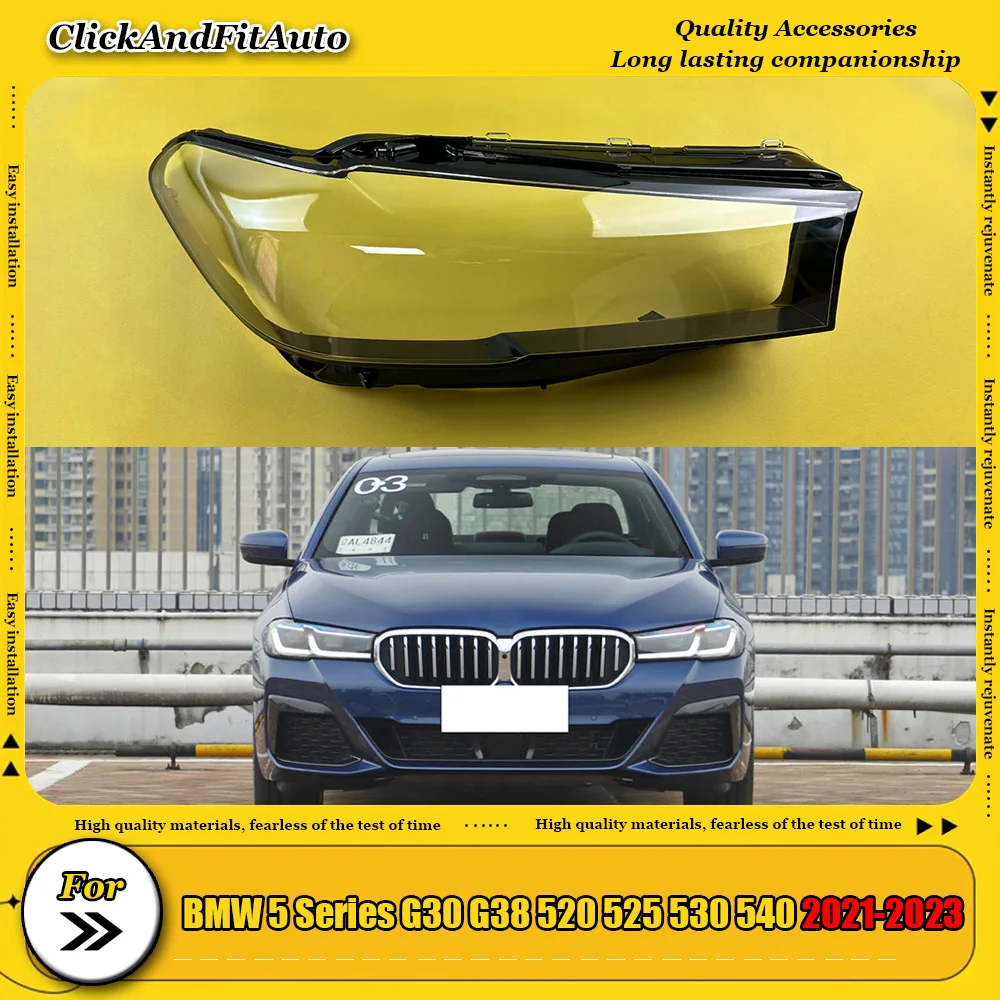 Front Headlight Cover Transparent Lampshade Lamp Shell Masks Plexiglass For BMW 5 Series G30 G38 520 525 530 540 2021-2023
Front Headlight Cover Transparent Lampshade Lamp Shell Masks Plexiglass For BMW 5 Series G30 G38 520 525 530 540 2021-2023