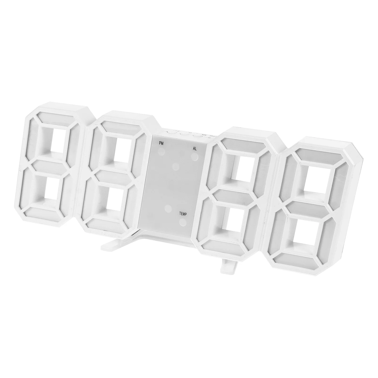 3 D 3d Digital Alarm Clock Current Time Tabletop Number Snooze Function LED Desk Plastic Simple Style
3 D 3d Digital Alarm Clock Current Time Tabletop Number Snooze Function LED Desk Plastic Simple Style