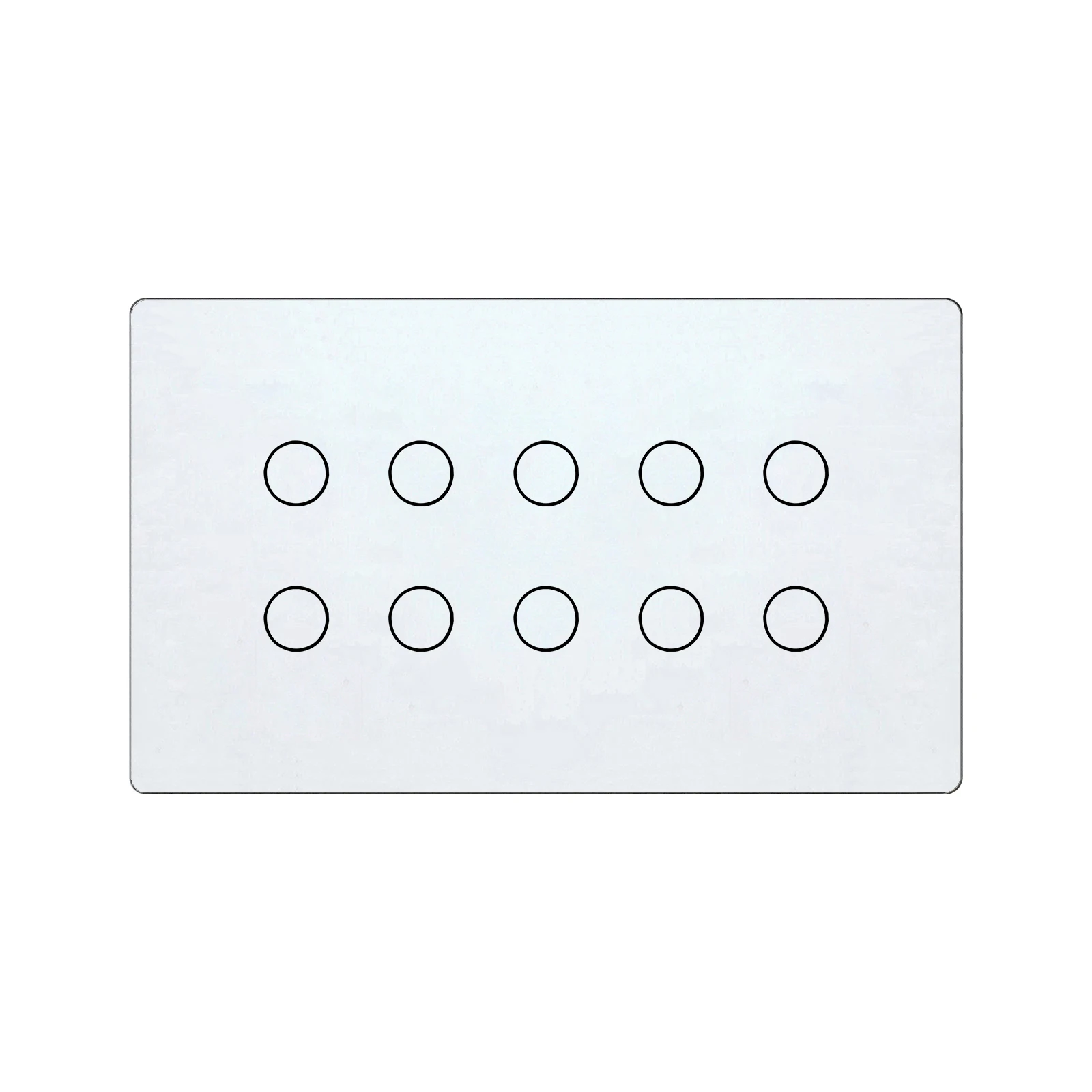 UBARO 146mm 10 Gang WiFi Smart Touch Switch, Voice/App/Timer Control, Tempered Glass Panel, Fits Standard 120mm Wall Box
UBARO 146mm 10 Gang WiFi Smart Touch Switch, Voice/App/Timer Control, Tempered Glass Panel, Fits Standard 120mm Wall Box