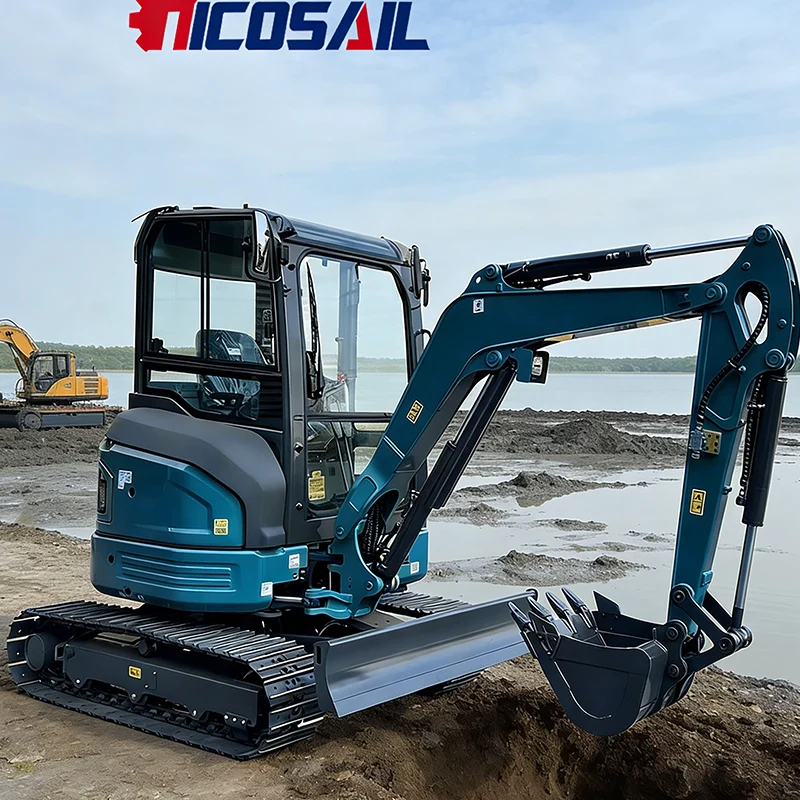 Nicosail 3Ton Mini Excavator Hydraulic Crawler Digger for Farm Garden Construction Trench Digging Foundation Work
Nicosail 3Ton Mini Excavator Hydraulic Crawler Digger for Farm Garden Construction Trench Digging Foundation Work