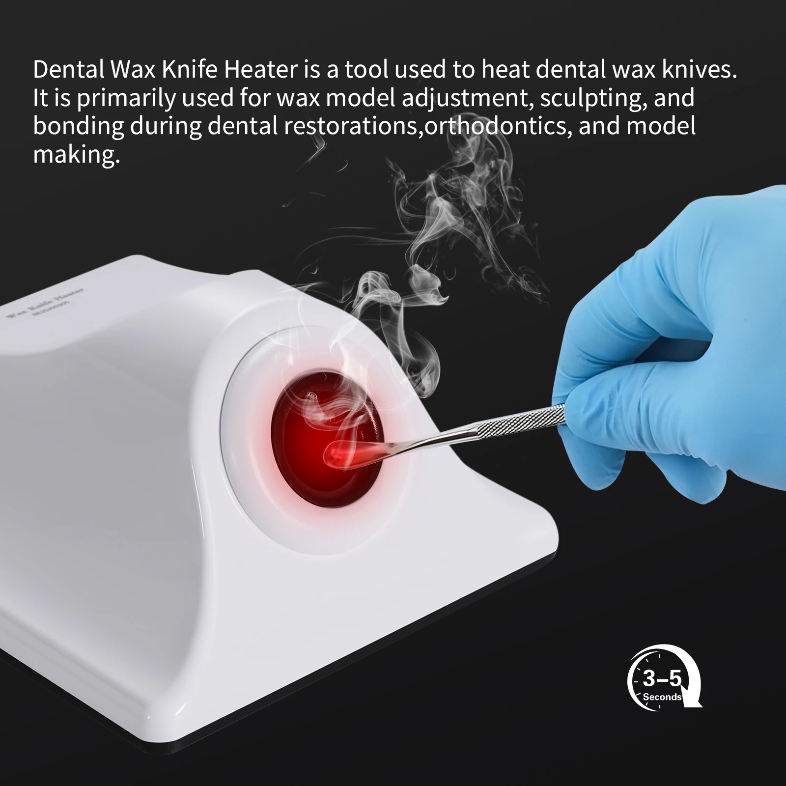 Стоматологическая лаборатория, нагреватель восковых ножей, электрическое индукционное нагревательное оборудование для резьбы, беспламенная машина быстрого нагрева 3-5 секунд
Стоматологическая лаборатория, нагреватель восковых ножей, электрическое индукционное нагревательное оборудование для резьбы, беспламенная машина быстрого нагрева 3-5 секунд