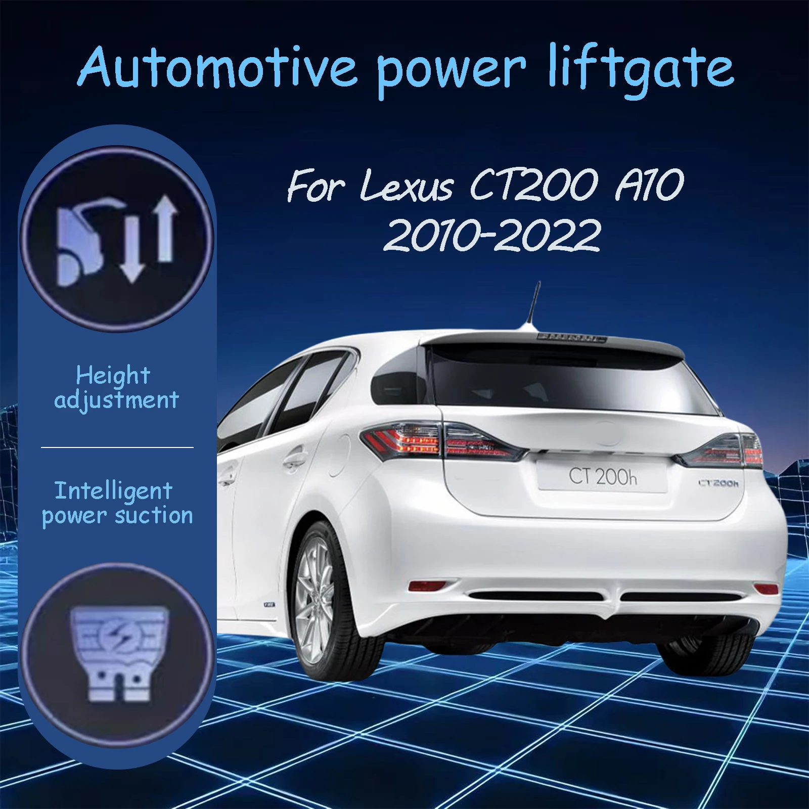 For Lexus CT200 A10 2010-2022 Electric tailgate automatic suction locks suitable Trunk modification system
For Lexus CT200 A10 2010-2022 Electric tailgate automatic suction locks suitable Trunk modification system
