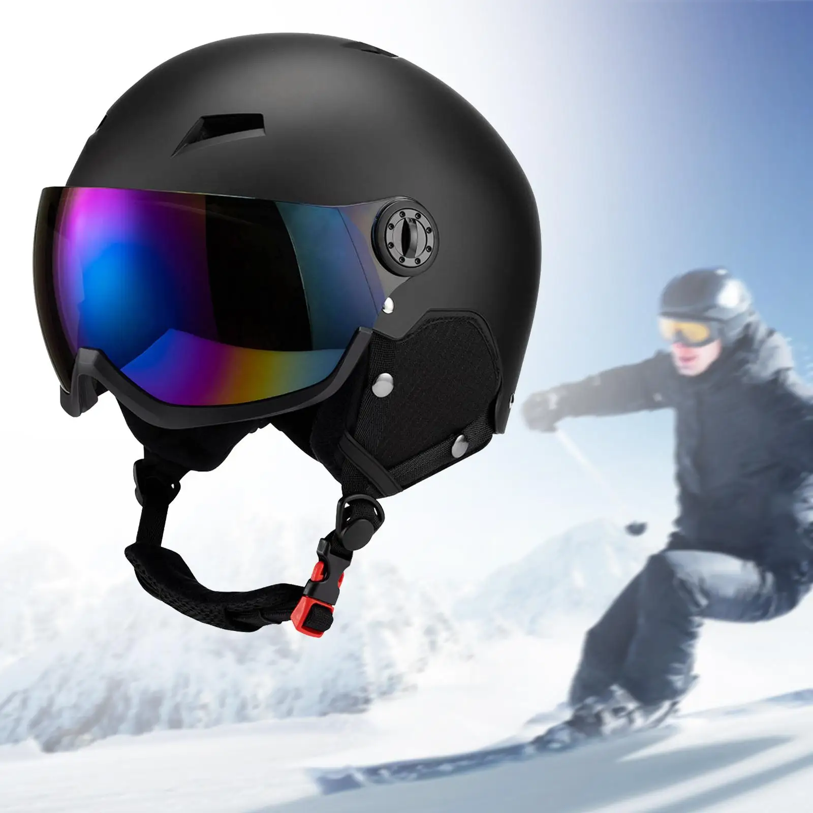 Winter Outdoor Snow Helmet with Visor Shockproof Breathable Skiing Helmet for Adults Snowboard Protection
Winter Outdoor Snow Helmet with Visor Shockproof Breathable Skiing Helmet for Adults Snowboard Protection