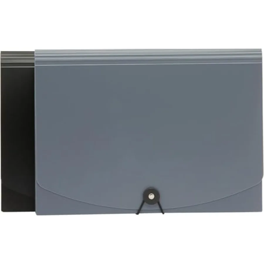 Expanding File Folder, Document Organizer with 13 Pockets, Letter Size, Waterproof, Black and Gray
Expanding File Folder, Document Organizer with 13 Pockets, Letter Size, Waterproof, Black and Gray
