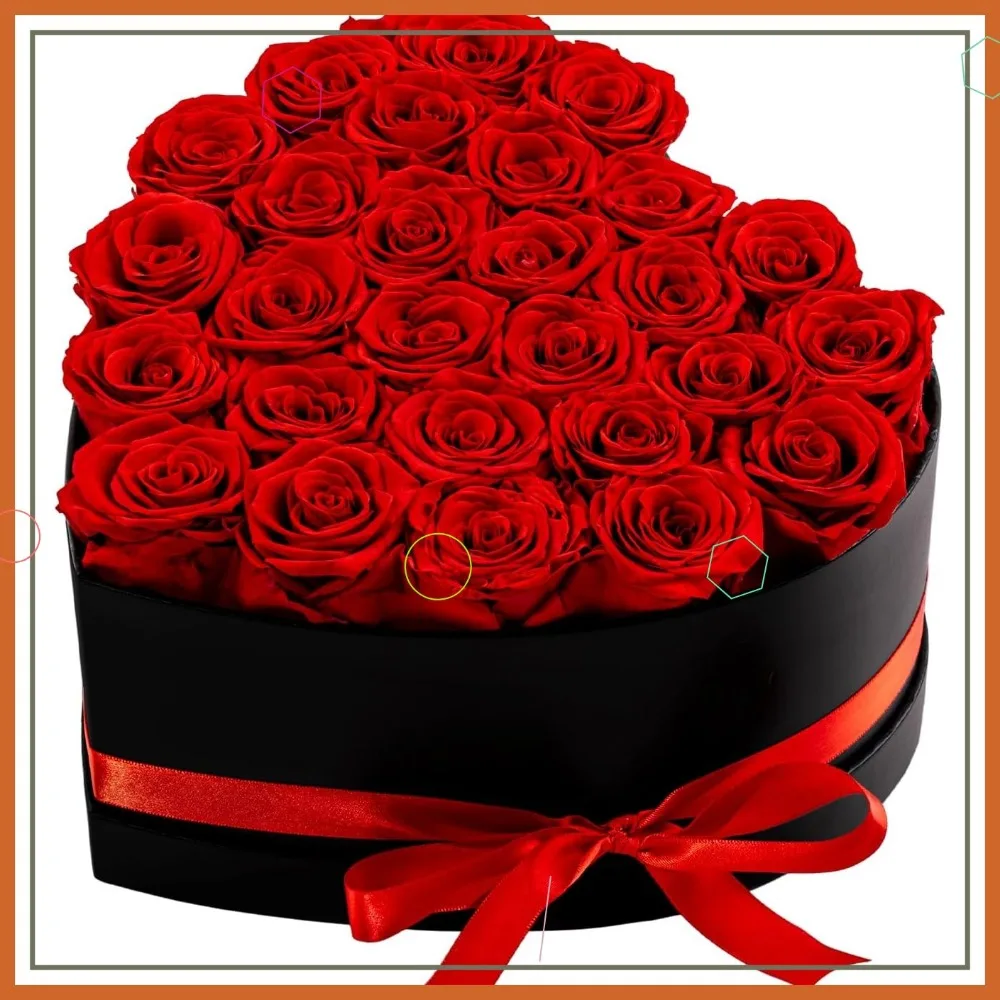 Консервированные розы в сердце, подарок с вечными цветами для женщин, мамы, жены - красный
Консервированные розы в сердце, подарок с вечными цветами для женщин, мамы, жены - красный