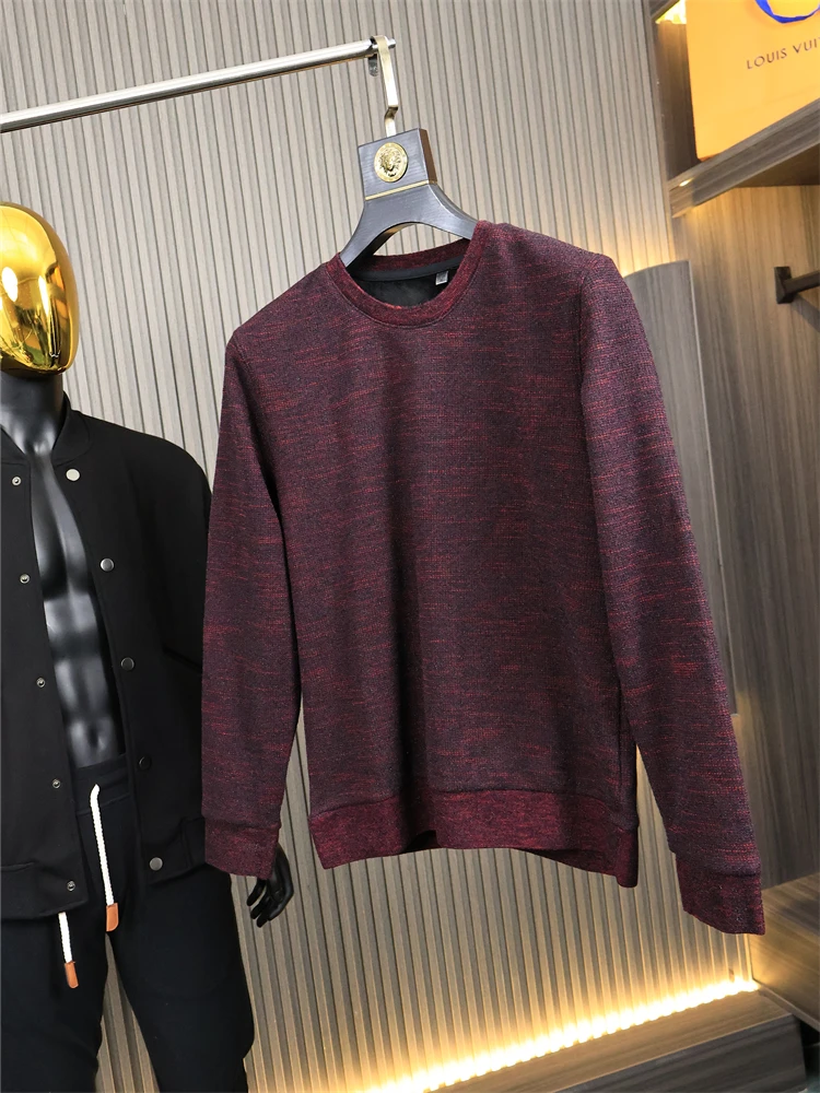 Thickened Fleece Men's Knitted Sweater Winter Casual Warm Fashion Urban Style Long Sleeve round Neck Color Cotton Sweater
Thickened Fleece Men's Knitted Sweater Winter Casual Warm Fashion Urban Style Long Sleeve round Neck Color Cotton Sweater
