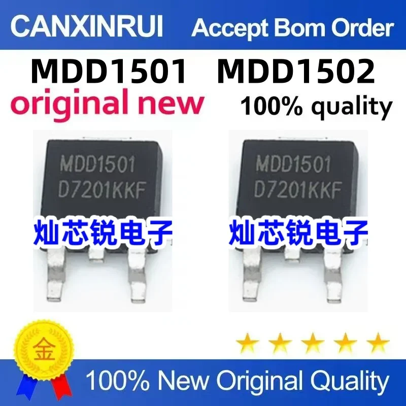 (5 pieces) Brand new original MDD1501 MDD1502 TO-252
(5 pieces) Brand new original MDD1501 MDD1502 TO-252
