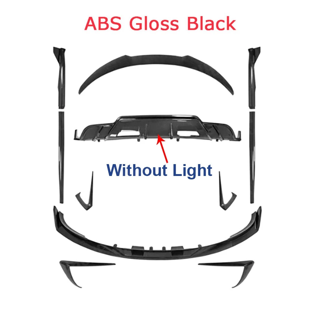 ABS Front Lip Rear Diffuser Lip Rear Spoilers For Tesla Model 3 2019+ Side Skirts Canards Splitters Fins High Quality Body kits
ABS Front Lip Rear Diffuser Lip Rear Spoilers For Tesla Model 3 2019+ Side Skirts Canards Splitters Fins High Quality Body kits