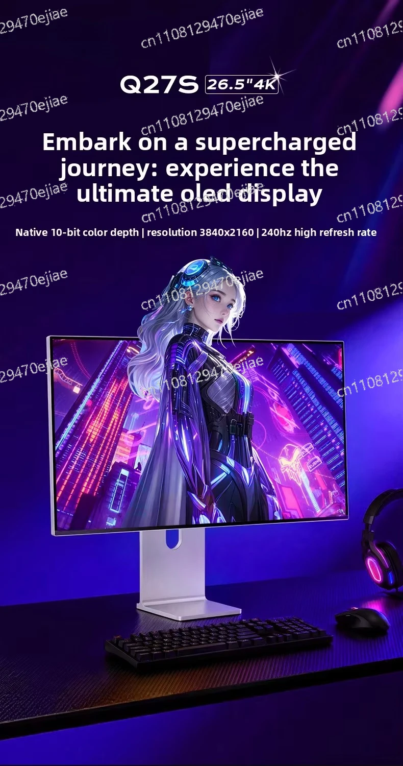 Монитор KUYCON Q27S 26.5" 4K (3840x2160) 240 Гц IPS с 10-битной глубокой цветовой палитрой, глянцевым покрытием и алюминиевой подставкой для вертикальной установки
Монитор KUYCON Q27S 26.5" 4K (3840x2160) 240 Гц IPS с 10-битной глубокой цветовой палитрой, глянцевым покрытием и алюминиевой подставкой для вертикальной установки