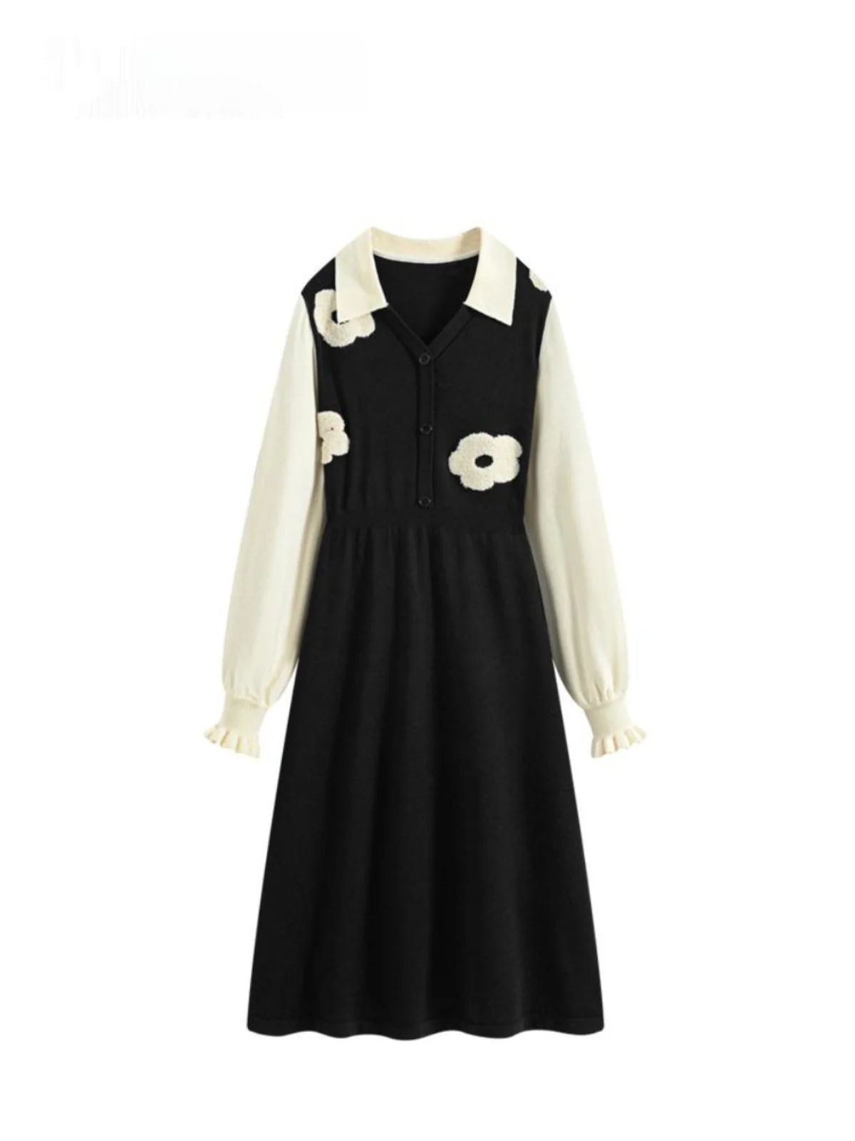 Трикотажное платье больших размеров, женское осеннее платье трапециевидной формы с скрытым животом, тонкое длинное платье трапециевидной формы в Корейском стиле, для поездок на работу, V-Ne Long Sve
Трикотажное платье больших размеров, женское осеннее платье трапециевидной формы с скрытым животом, тонкое длинное платье трапециевидной формы в Корейском стиле, для поездок на работу, V-Ne Long Sve