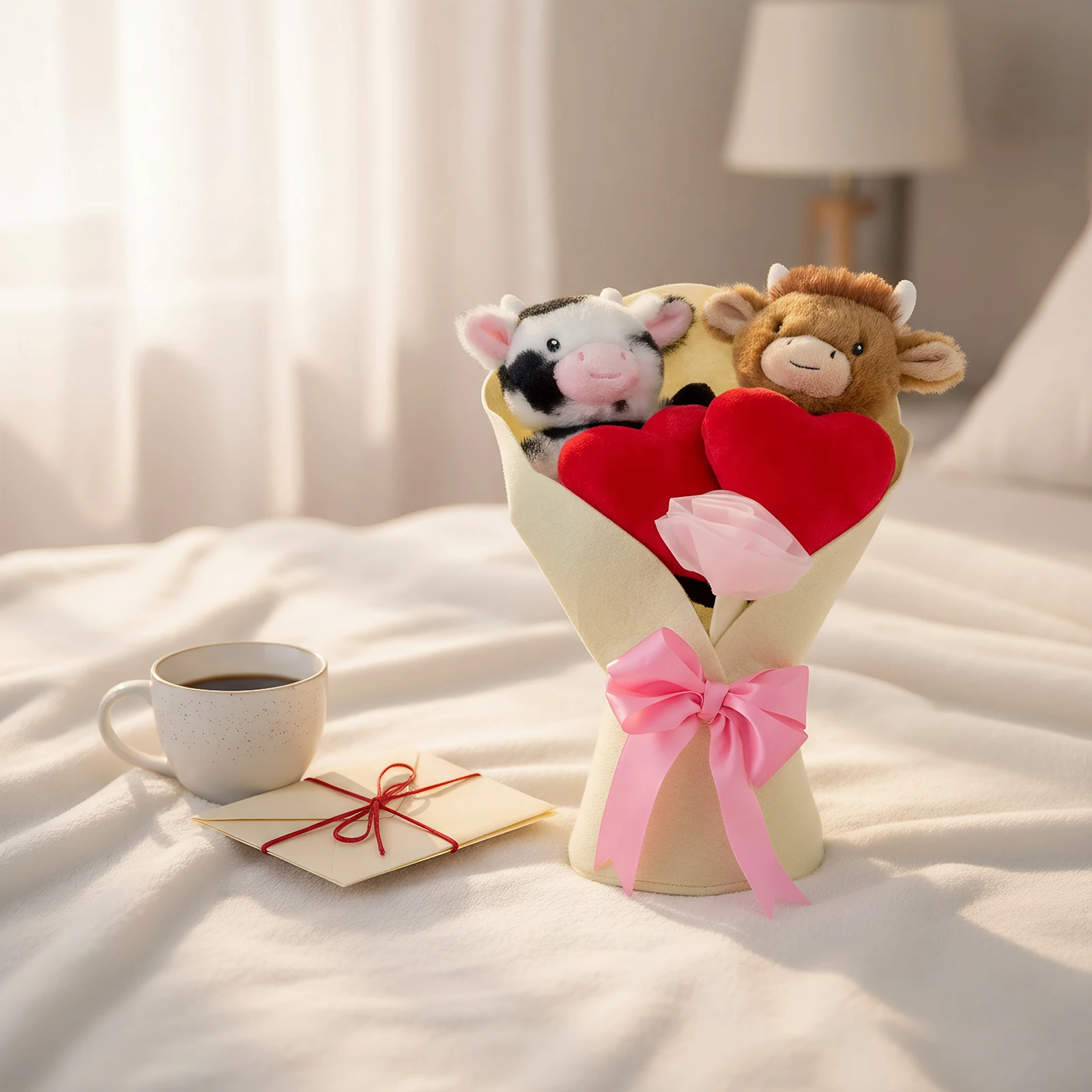 1/2pcs Highland Cow Plush Toy Soft Stuffed Hearts and Pink Bow Bouquet Cute Cartoon Animal Toys for Boys Girls Birthday Gift
1/2pcs Highland Cow Plush Toy Soft Stuffed Hearts and Pink Bow Bouquet Cute Cartoon Animal Toys for Boys Girls Birthday Gift