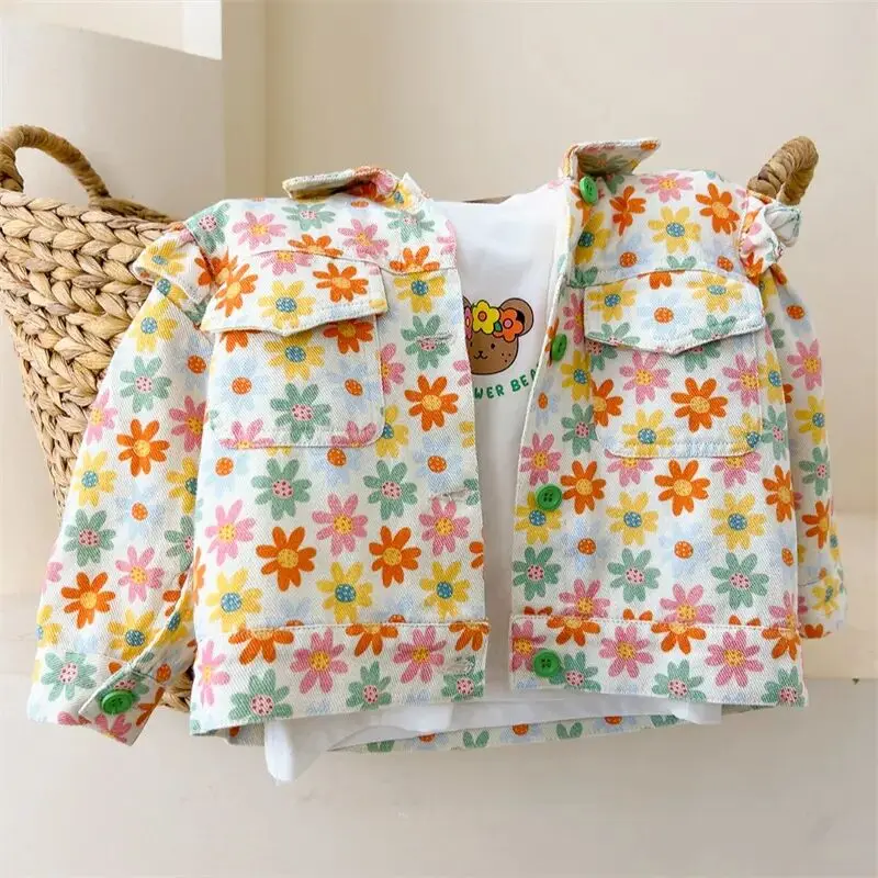 Children Denim Jackets for Girls Baby Flower Coats Fashion Child Kids Outwear Jeans Jackets Spring Autumn Clothing
Children Denim Jackets for Girls Baby Flower Coats Fashion Child Kids Outwear Jeans Jackets Spring Autumn Clothing