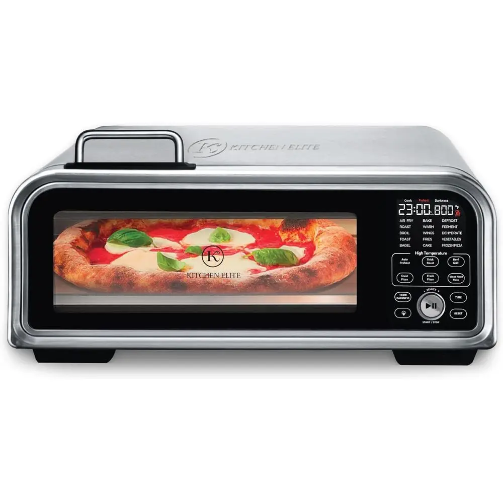 Kitchen Elite 15 in 1 Digital Toaster Oven Air ryer Combo with Touch Panel and 12 Inch Pizza acity, StainlSteel, Silver
Kitchen Elite 15 in 1 Digital Toaster Oven Air ryer Combo with Touch Panel and 12 Inch Pizza acity, StainlSteel, Silver