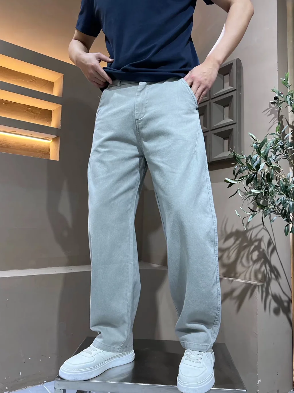 Men's Casual Cotton Pants Spring Summer New Style Simple Fashion Washed Straight Leg Knife Leisure Trousers All Match
Men's Casual Cotton Pants Spring Summer New Style Simple Fashion Washed Straight Leg Knife Leisure Trousers All Match