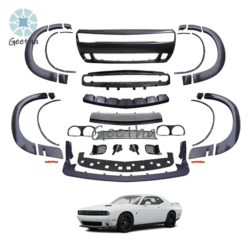 Demon Style Car Front Bumper Wide Fender Flares Car Auto Accessories for Dodge Challenger 2015-2023
Demon Style Car Front Bumper Wide Fender Flares Car Auto Accessories for Dodge Challenger 2015-2023