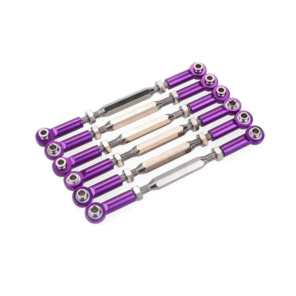 6pcs 88mm Aluminum Rear Upper Steering Linkage Rod – For 1:10 RC Himoto E10 E10MT E10MTL Bowie Monster Truck
6pcs 88mm Aluminum Rear Upper Steering Linkage Rod – For 1:10 RC Himoto E10 E10MT E10MTL Bowie Monster Truck
