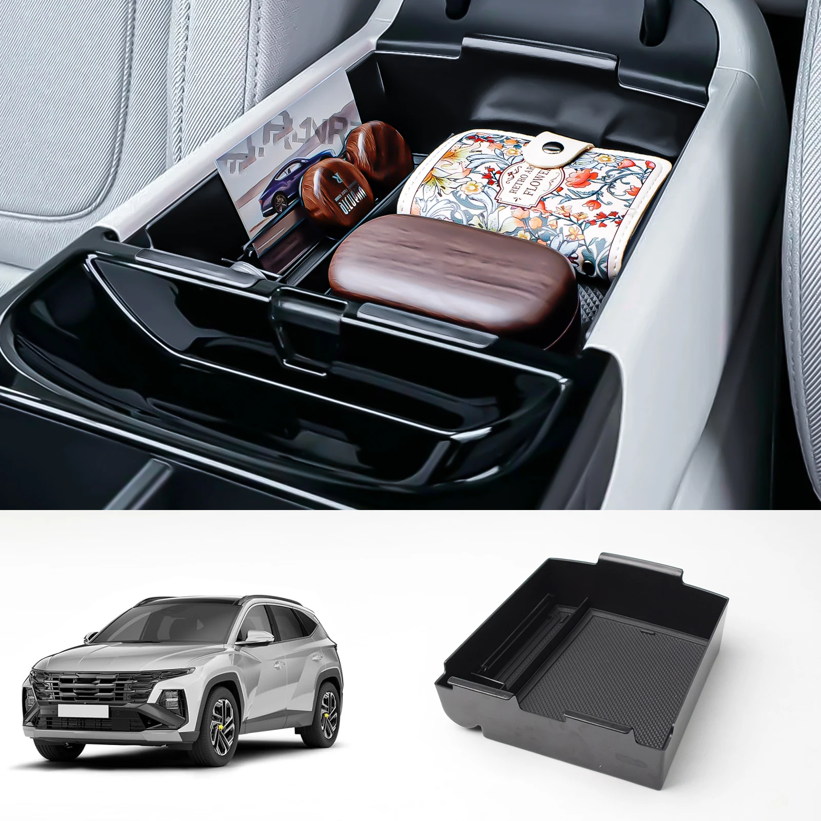 Armrest Storage Box for 2025 Hyundai Tucson Center Console Organizer Tray Secondary Car Storage Interior Car Box ABS Accessories
Armrest Storage Box for 2025 Hyundai Tucson Center Console Organizer Tray Secondary Car Storage Interior Car Box ABS Accessories