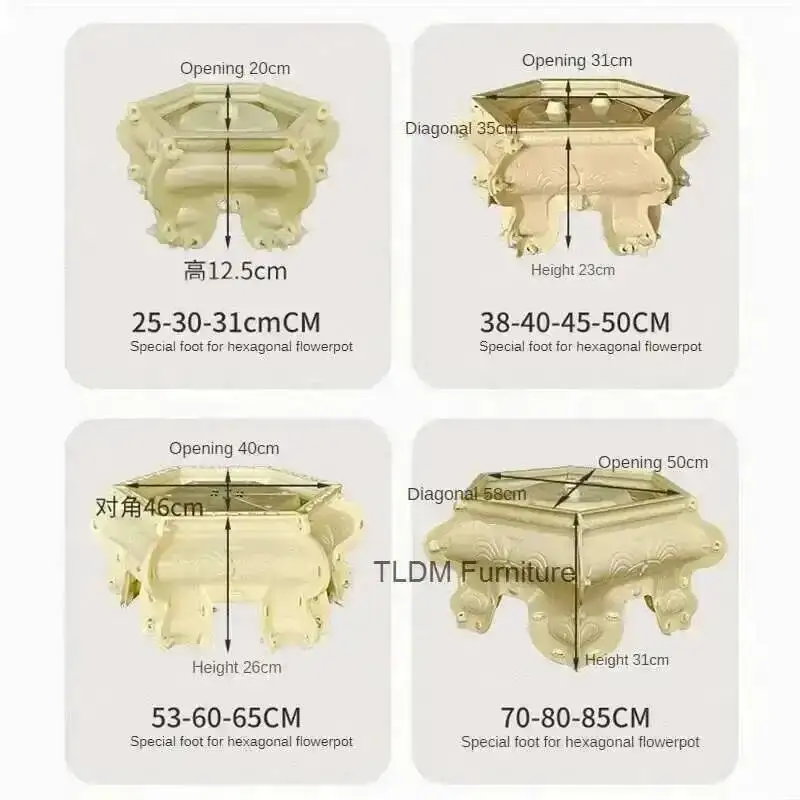 Plastic Bonsai Base Mold European Thickened Cement Flowerpot Tray Mold Hexagonal Basin Foot Round Chassis Homemade Concrete Mold
Plastic Bonsai Base Mold European Thickened Cement Flowerpot Tray Mold Hexagonal Basin Foot Round Chassis Homemade Concrete Mold