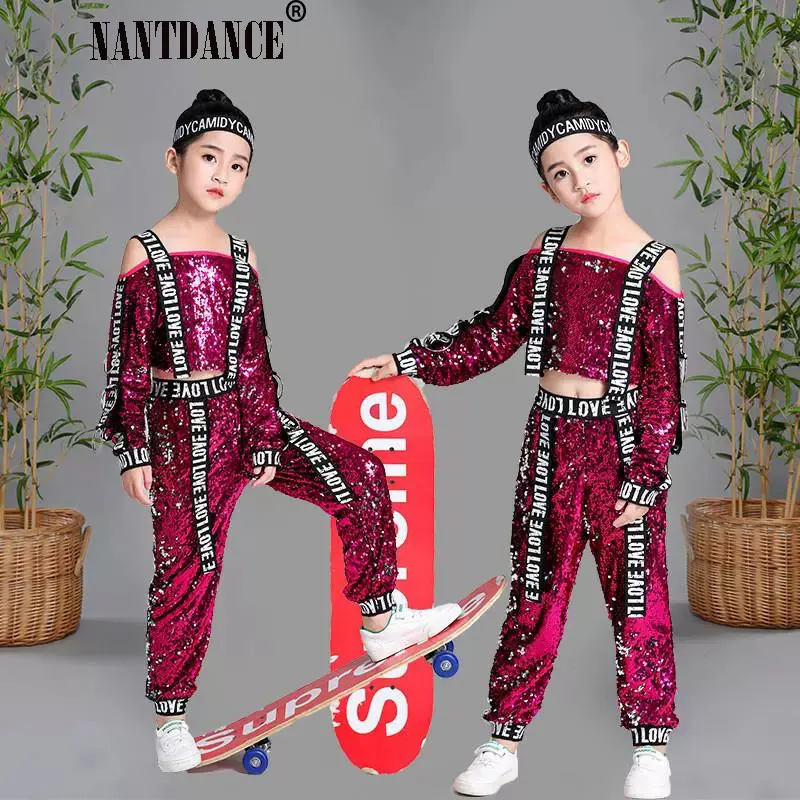 Shelf Drum Performance Clothes Outfits Kids Hip Hop Dance Clothing Rose Sequins Girls Jazz Dance Costumes Ballroom Dancing
Shelf Drum Performance Clothes Outfits Kids Hip Hop Dance Clothing Rose Sequins Girls Jazz Dance Costumes Ballroom Dancing