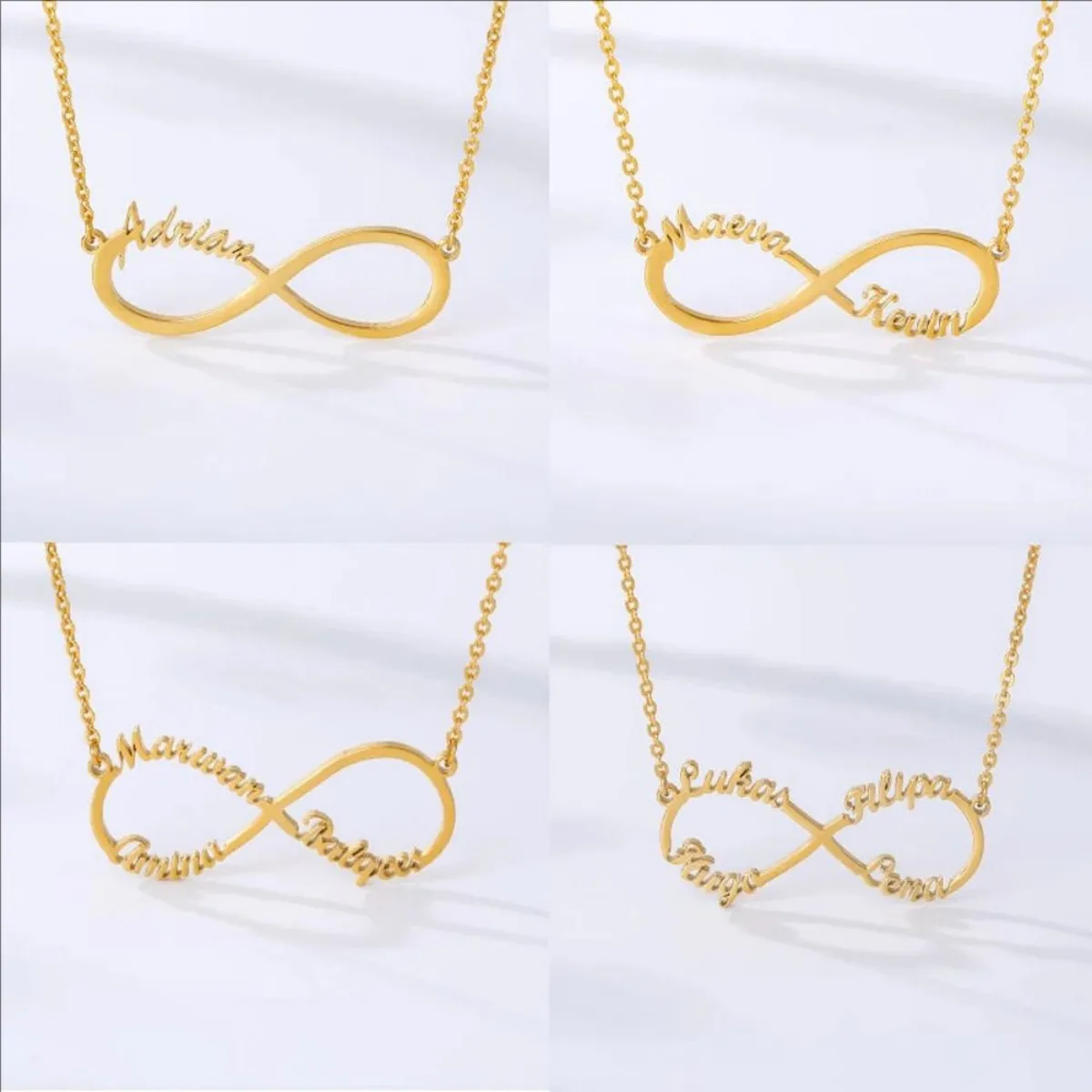 Qitian Custom Multiple Names Infinity Necklaces For Women Stainless Steel Customized Necklace Pendant Personalized Jewelry Gift
Qitian Custom Multiple Names Infinity Necklaces For Women Stainless Steel Customized Necklace Pendant Personalized Jewelry Gift