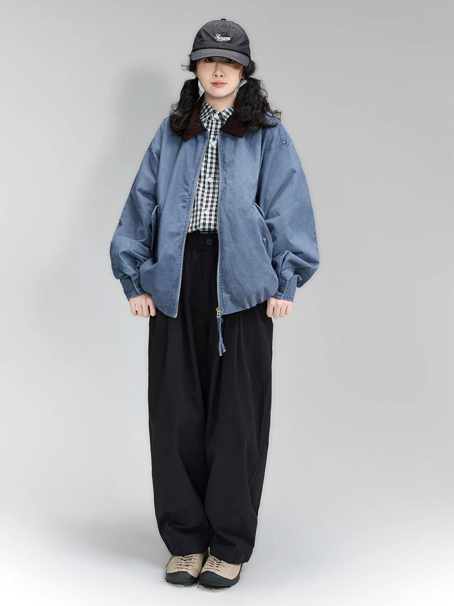 Retro Japanese Style Short Jacket Loose Fit Unisex Cotton Blend Breathable Zipper Closure Casual Workwear Spring Autumn
Retro Japanese Style Short Jacket Loose Fit Unisex Cotton Blend Breathable Zipper Closure Casual Workwear Spring Autumn