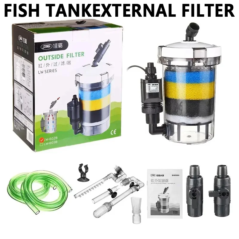 SUNSUN Aquarium Water Pump Filter Ultra-quiet External Aquarium Filter Barrel Fish Tank Filtro Aquario 220V / HW-602 / HW-603
SUNSUN Aquarium Water Pump Filter Ultra-quiet External Aquarium Filter Barrel Fish Tank Filtro Aquario 220V / HW-602 / HW-603