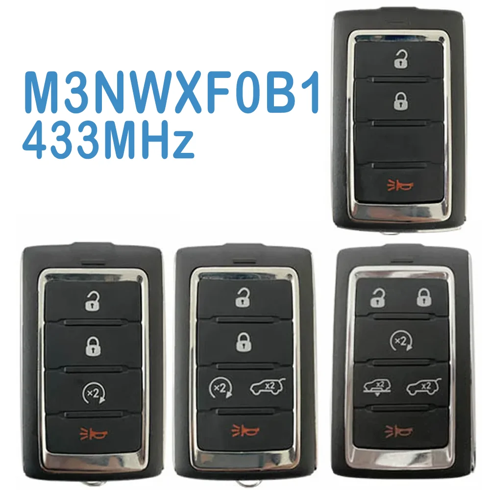 M3NWXF0B1 Auto Smart Remote Control 3/4/5/6 Buttons 433MHz Replace Car Smart Key Fob For Jeep Wagoneer 2021
M3NWXF0B1 Auto Smart Remote Control 3/4/5/6 Buttons 433MHz Replace Car Smart Key Fob For Jeep Wagoneer 2021