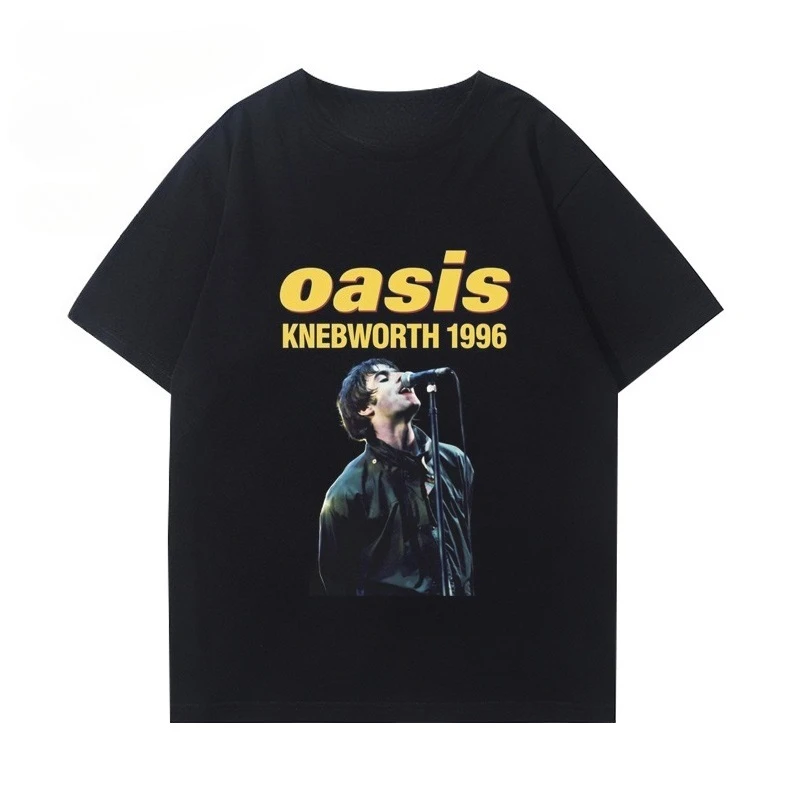 Oasis Band Album T-Shirt Men's and Women's Summer American Vintage British Rock Graffiti Short Sleeve Clothes Casual Top Popular
Oasis Band Album T-Shirt Men's and Women's Summer American Vintage British Rock Graffiti Short Sleeve Clothes Casual Top Popular