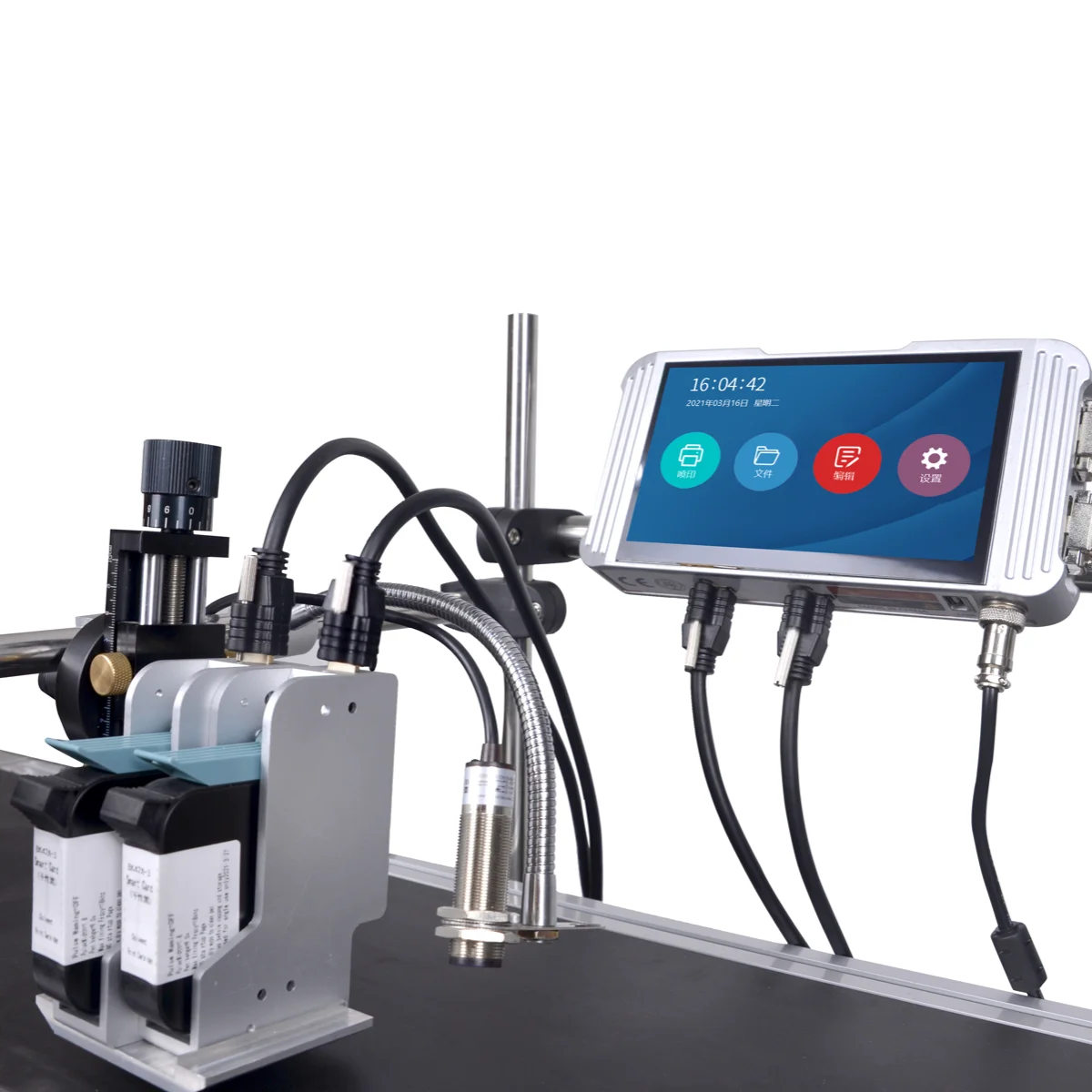 YMARK All-In-One Continuous Sublimation Inkjet Printer 7inch Screen Thermal Label 25.4 Mm TW Online For Flex For Bottle Craft
YMARK All-In-One Continuous Sublimation Inkjet Printer 7inch Screen Thermal Label 25.4 Mm TW Online For Flex For Bottle Craft