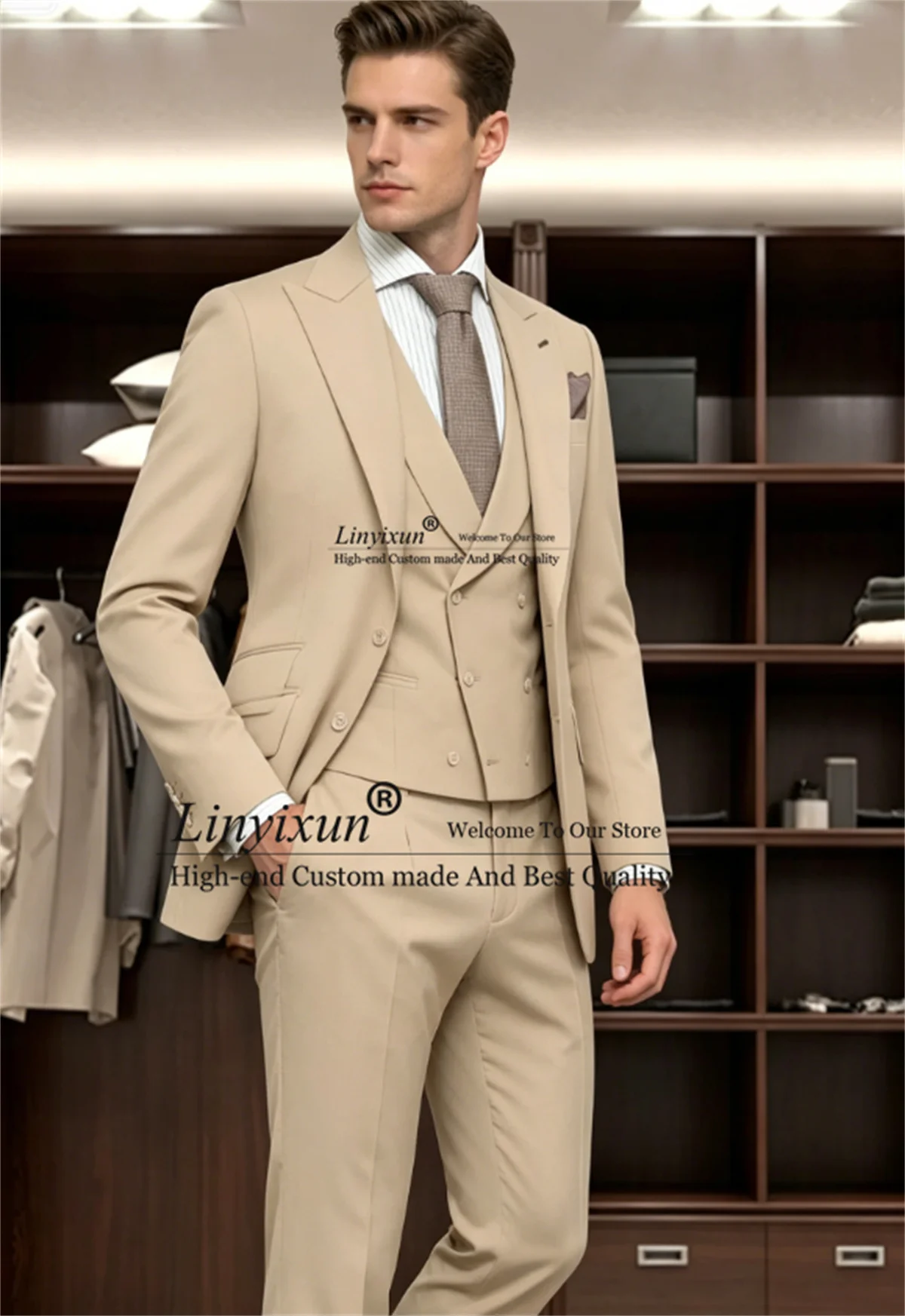 Fashion Man Suit for Wedding Slim Peaked Lapel Multiple Button Customized Business Office Men 2 Piece Set Groom Tuxedo Outfit
Fashion Man Suit for Wedding Slim Peaked Lapel Multiple Button Customized Business Office Men 2 Piece Set Groom Tuxedo Outfit