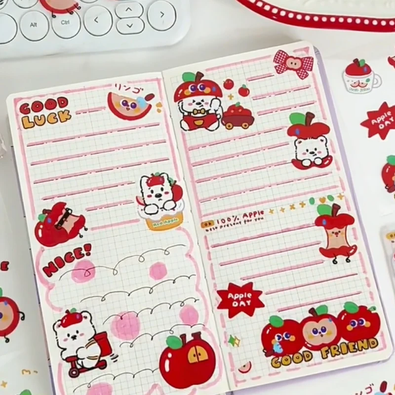 10 шт., милые мультяшные наклейки с яблоком и собакой, канцелярские принадлежности для скрапбукинга, чашки для воды, сделай сам, прозрачные водонепроницаемые наклейки для домашних животных, каваи, наклейки с животными
10 шт., милые мультяшные наклейки с яблоком и собакой, канцелярские принадлежности для скрапбукинга, чашки для воды, сделай сам, прозрачные водонепроницаемые наклейки для домашних животных, каваи, наклейки с животными