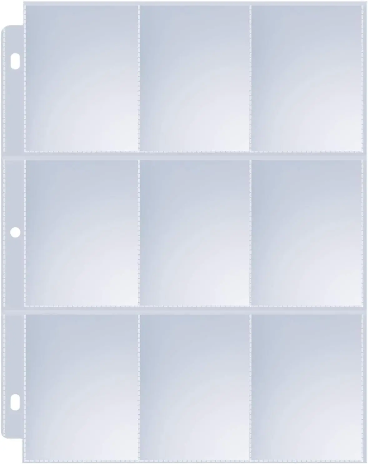 36 Pack 9 Pocket Page Protectors for 3 Ring Binder, Trading Card Sleeves, Baseball Cards Holder, Protective Sheets for
36 Pack 9 Pocket Page Protectors for 3 Ring Binder, Trading Card Sleeves, Baseball Cards Holder, Protective Sheets for